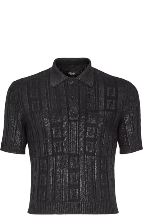 Fendi Shirts for Men Fendi Ff Sparkle Polo Shirt