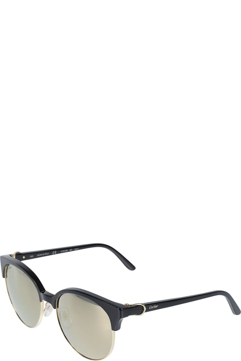 Cartier Eyewear Eyewear for Women Cartier Eyewear Clubmaster Style Sunglasses
