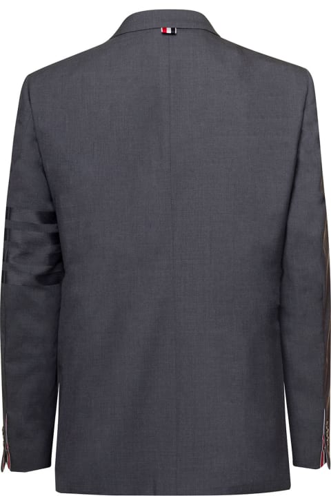 Classic Sport Coat - Fit 1 - W/ 4bar In Plain Weave Suiting