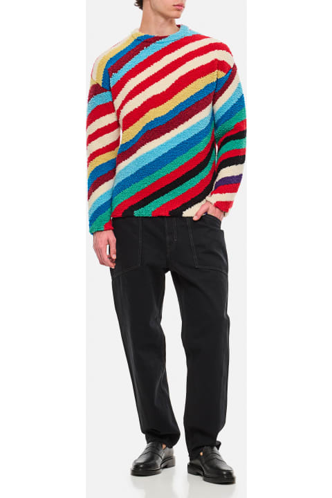 Bottega Veneta Sweaters for Men Bottega Veneta Striped Sweater