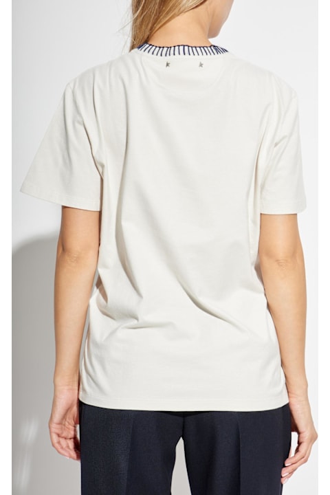 Golden Goose Womenのセール Golden Goose T-shirt With Embroidered Pattern