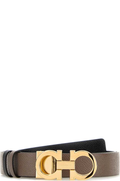 Ferragamo for Kids Ferragamo Mud Leather Reversible Belt