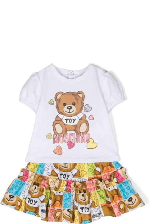 Fashion for Baby Girls Moschino T-shirt And Skirtset