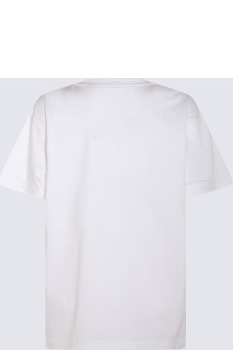 ウィメンズ新着アイテム Burberry White Cotton T-shirt