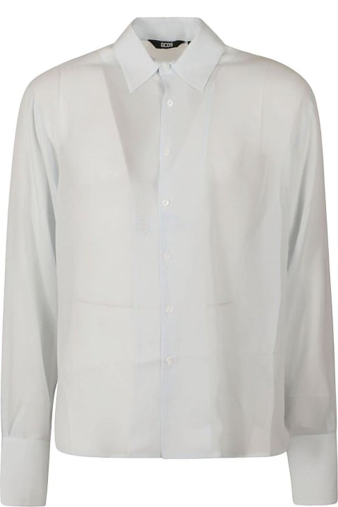 ウィメンズ GCDSのトップス GCDS Georgette Buttoned Long-sleeved Shirt