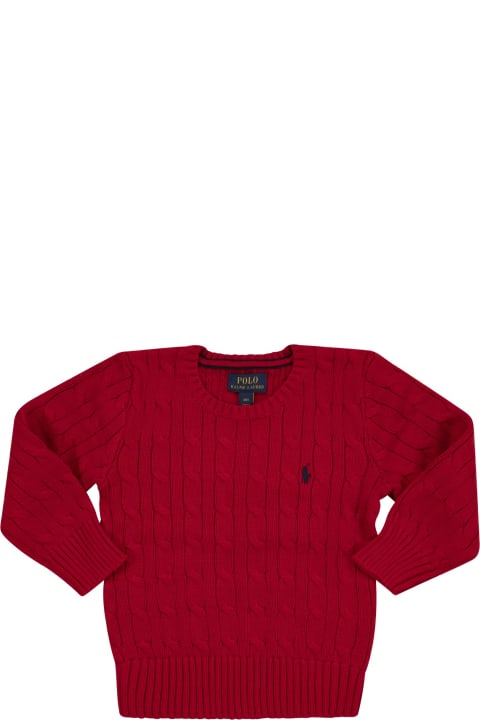 Fashion for Women Polo Ralph Lauren Crew-neck Cotton Cable-knit Sweater