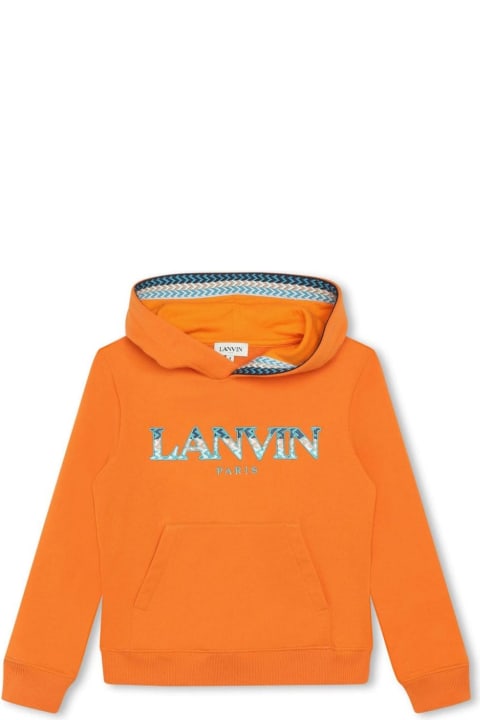 Lanvin Sweaters & Sweatshirts for Girls Lanvin Lanvin Sweaters Orange