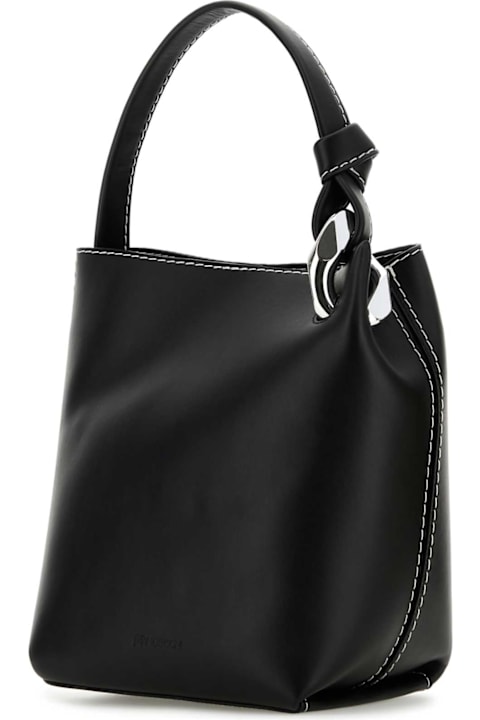 J.W. Anderson لـ Women J.W. Anderson Black Leather Jwa Corner Shoulder Bag