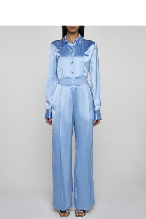 Stine Goya ملابس علوية لـ السيدات Stine Goya Shane Viscose Satin Shirt