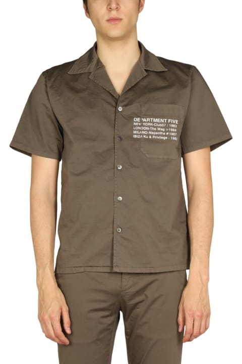 Homeware Department Five Hawaiian Logo Print Shirt