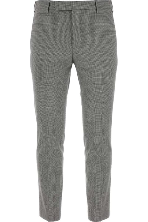 PT01 Clothing for Men PT01 Embroidered Stretch Wool Pant