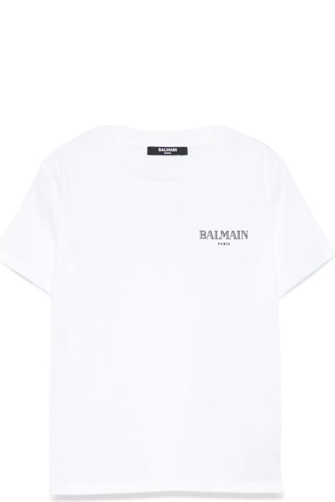 Fashion for Girls Balmain T-shirt With Logo