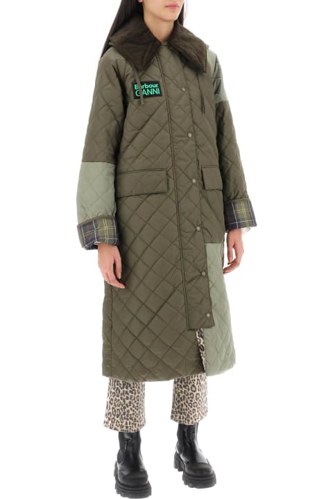Fashion for Women Barbour Burghley Quilted Trench Coat