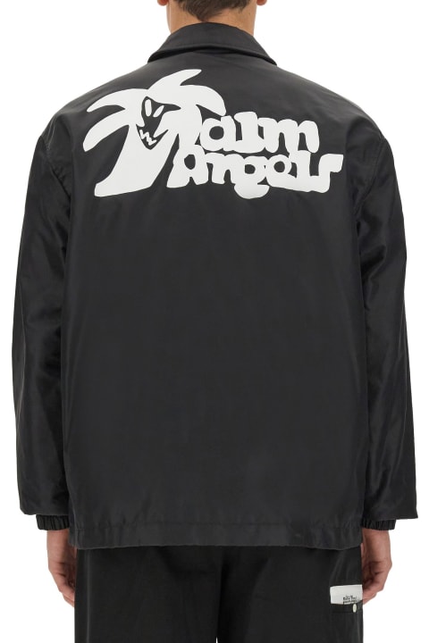 Palm Angels Coats & Jackets for Men Palm Angels Hunter Coach Jacket