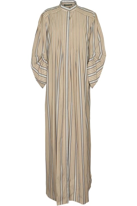 ウィメンズ新着アイテム Alberta Ferretti Striped Poplin Midi Shirt Dress Alberta Ferretti