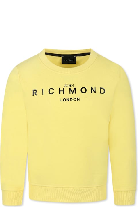 Homeware Richmond Yellow Sweatshirt For Boy With Logo