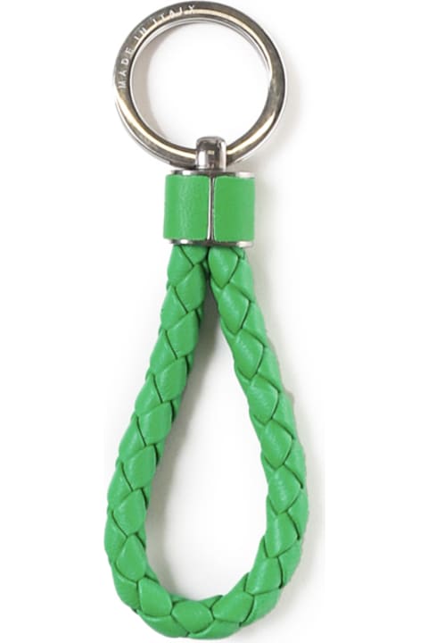 Bottega Veneta لـ Men Bottega Veneta Intrecciato Keyring