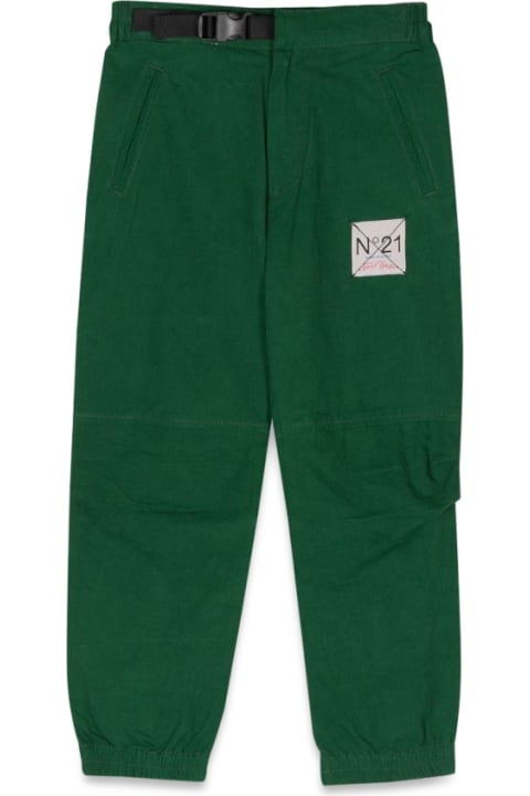 Fashion for Kids N.21 Pants With Logo Patch