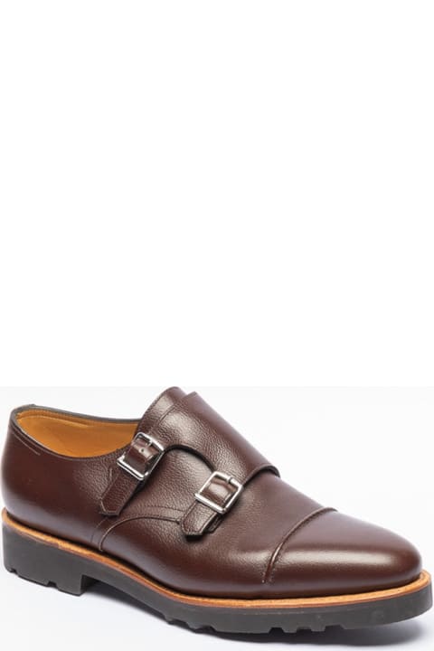 John Lobb Loafers & Boat Shoes for Men John Lobb William Ii Brown Buffalo Calf Monk Strap Shoe