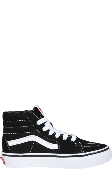 Vans Shoes for Boys Vans Black Sk8-hi Sneakers For Kids