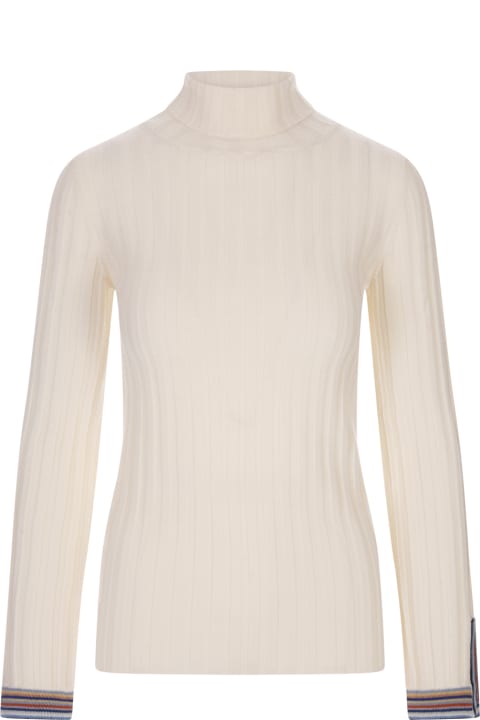 Etro Sweaters for Women Etro White Wool Turtleneck