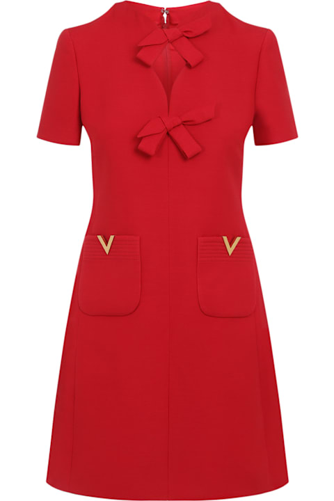 Valentino Clothing for Women Valentino Virgin Wool Mini Dress