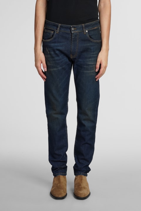 メンズ Salvatore Santoroのウェア Salvatore Santoro Jeans In Blue Cotton