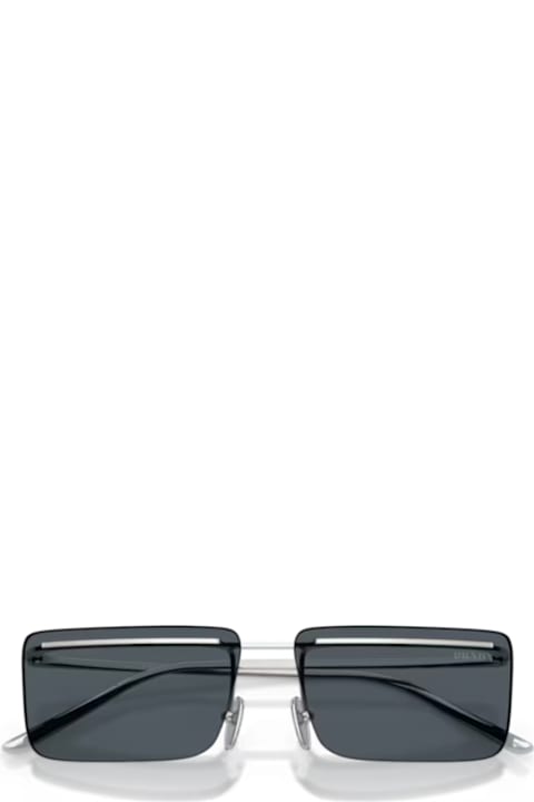 Prada Eyewear Kids Prada Eyewear Prada Pr C53s 1bc70b Argento Sunglasses