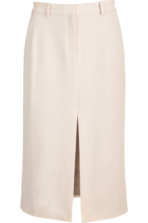 Theory Clothing for Women Theory Beige Midi Skirt