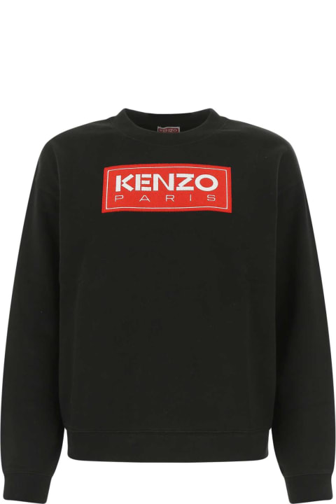 ウィメンズ新着アイテム Kenzo Black Cotton Oversize Sweatshirt