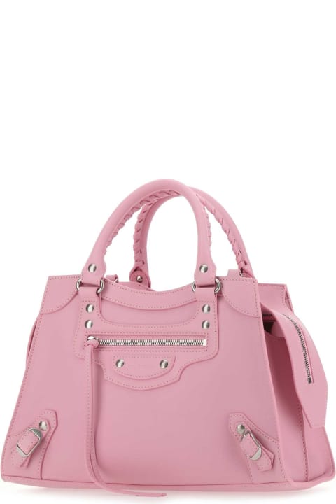 Balenciaga for Women Balenciaga Pink Leather S Neo Classic Handbag