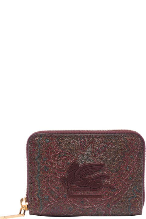 Homeware Etro Zip Around Paisley Wallet