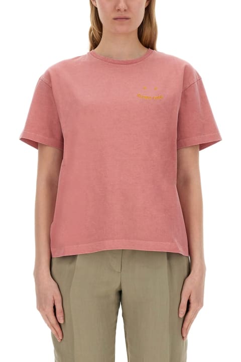 PS by Paul Smith Topwear for Women PS by Paul Smith T-shirt With "happy" Print