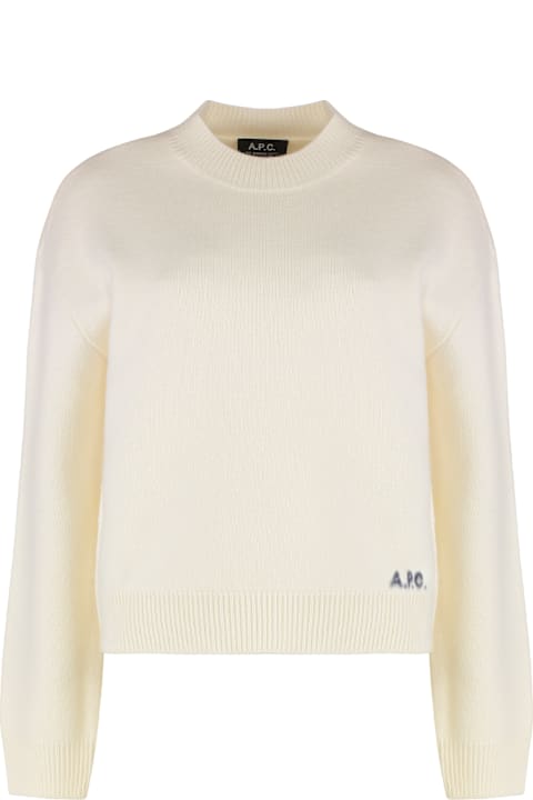 Fashion for Women A.P.C. Esther Virgin Wool Crew-neck Sweater