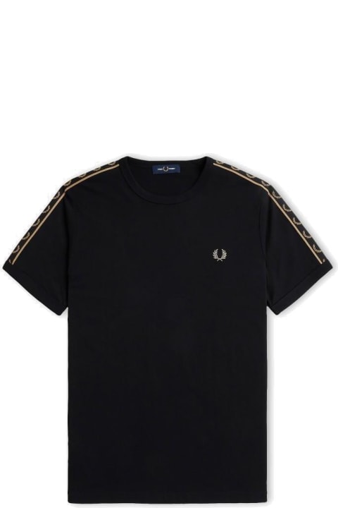 Fred Perry for Men Fred Perry Logo-tape Crewneck T-shirt