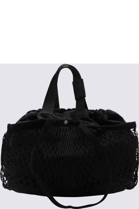 【関税&送料込】Balenciaga Black Canvas And Mesh Medium 24 7 Balenciaga Black Canvas And Mesh Medium 24/7 Shopping Bag