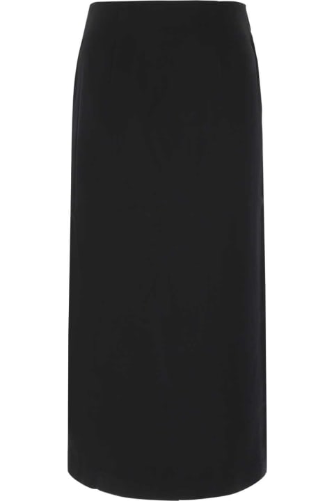 Co Clothing for Women Co Black Stretch Viscose Skirt