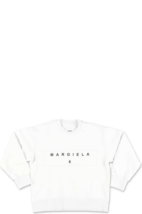 Sale for Kids Maison Margiela Logo Print Sweatshirt