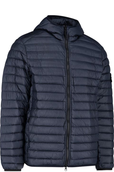 Fashion for Men Stone Island '40324 Loom Woven Chamber' Down Jacket