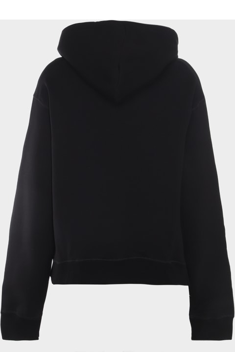 Fashion for Women Dsquared2 Black Cotton Sweatshirt