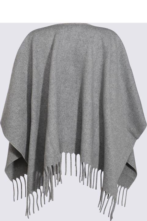 Fabiana Filippi for Women Fabiana Filippi Grey Wool Capes