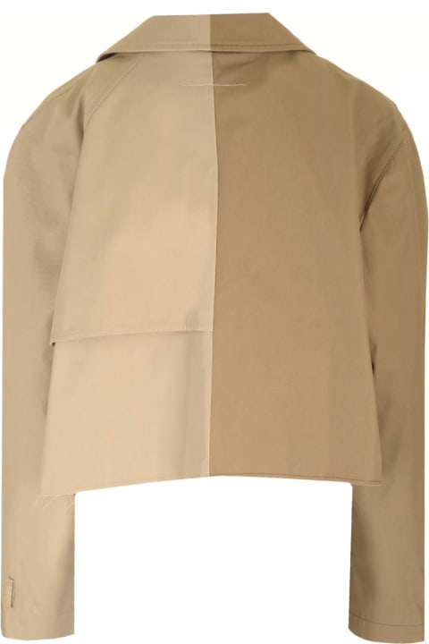 MM6 Maison Margiela Coats & Jackets for Women MM6 Maison Margiela Cropped Trench Coat