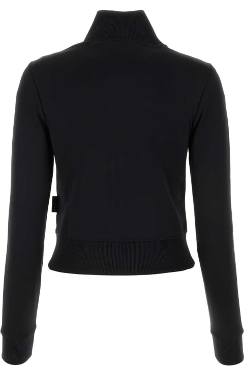 Courrèges Coats & Jackets for Women Courrèges Black Polyester Sweatshirt