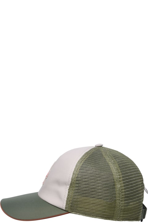 Moncler Hats for Men Moncler Green Nylon Hat