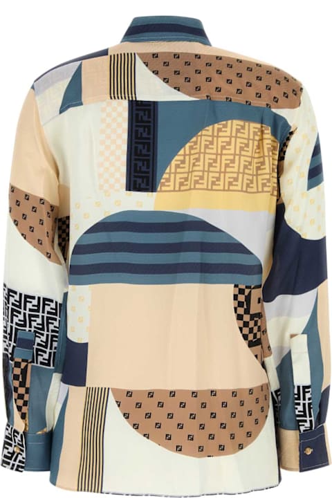 Fendi Clothing for Women Fendi Printed Silk Shirt