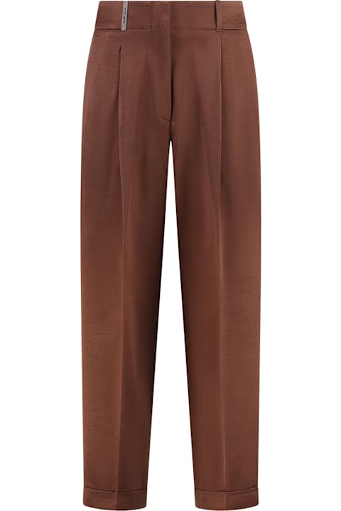 Peserico for Women Peserico Cotton Blend Trousers