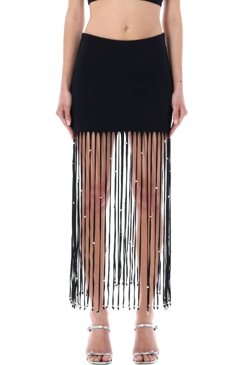 Rotate by Birger Christensen for Women Rotate by Birger Christensen Noemi Fringed Skirt