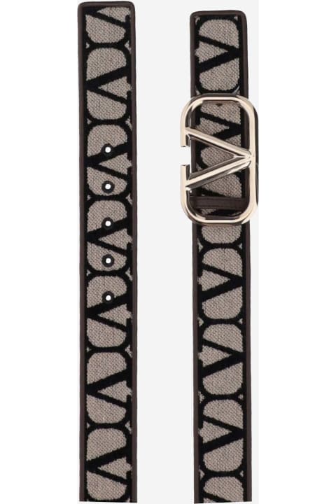Valentino Garavani Belts for Women Valentino Garavani Iconographe Toile Belt H.40 Mm