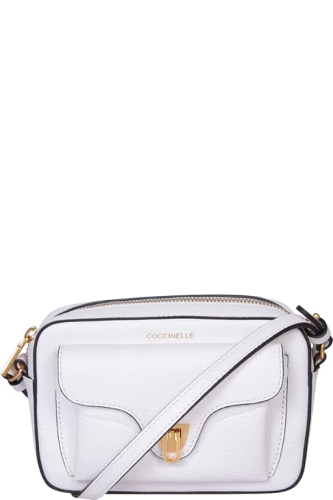 Coccinelle Bags for Women Coccinelle Beat Soft Mini White Bag