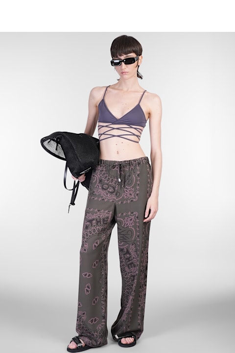 ملابس سباحة لـ السيدات The Attico Beachwear In Viola Polyamide